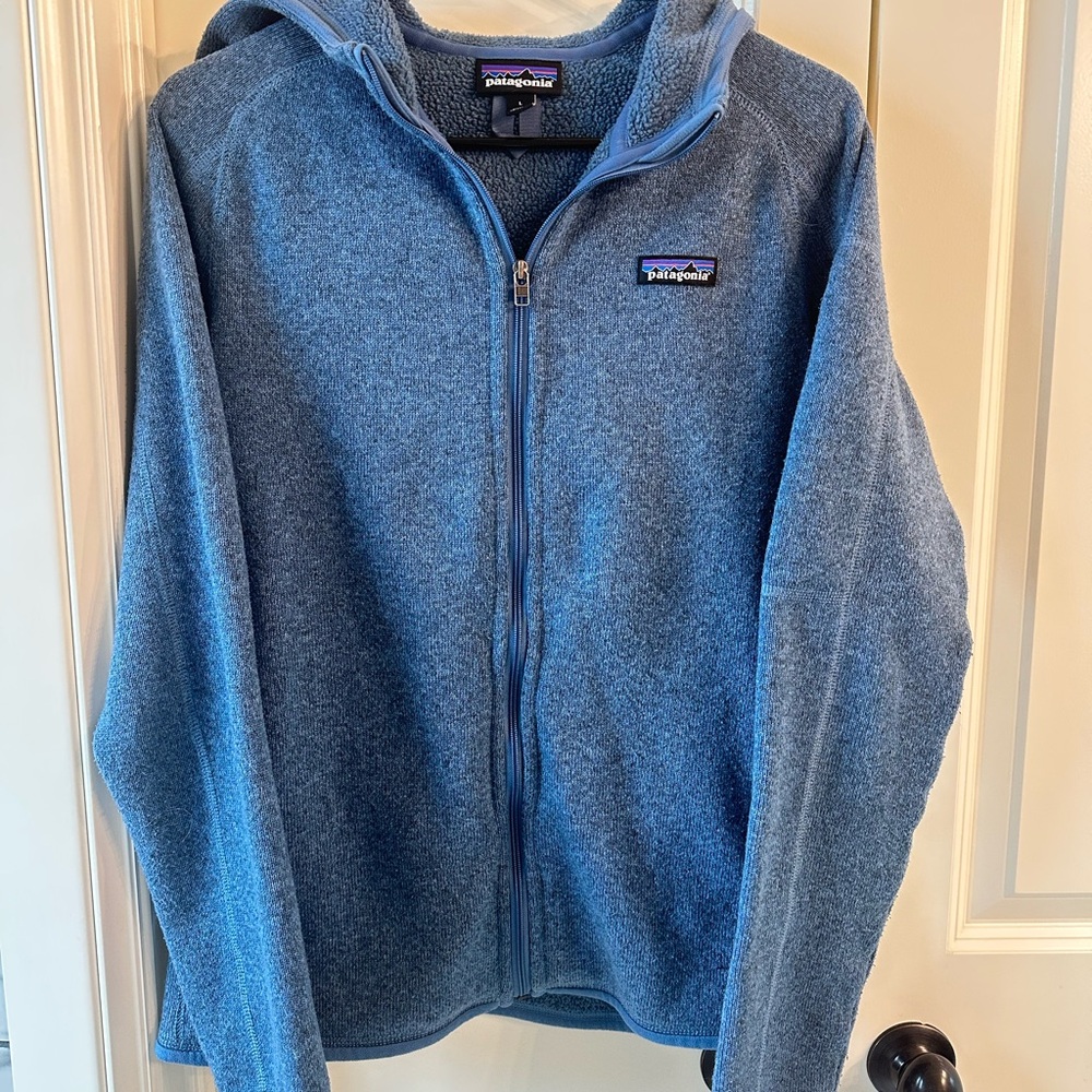 Patagonia Blue Full-Zip Fleece Jacket